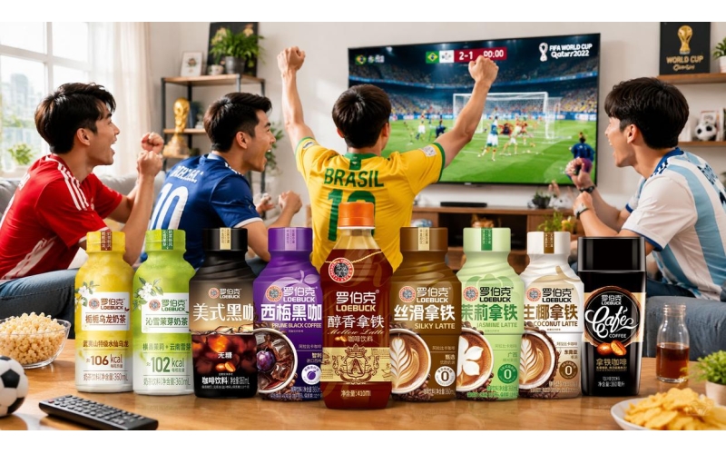世界杯熬夜提神必备饮品：一瓶罗伯克咖啡拯救打工人A must-have drink for staying up late and refreshing during the World Cup: a bottle of Robock coffee to save working people