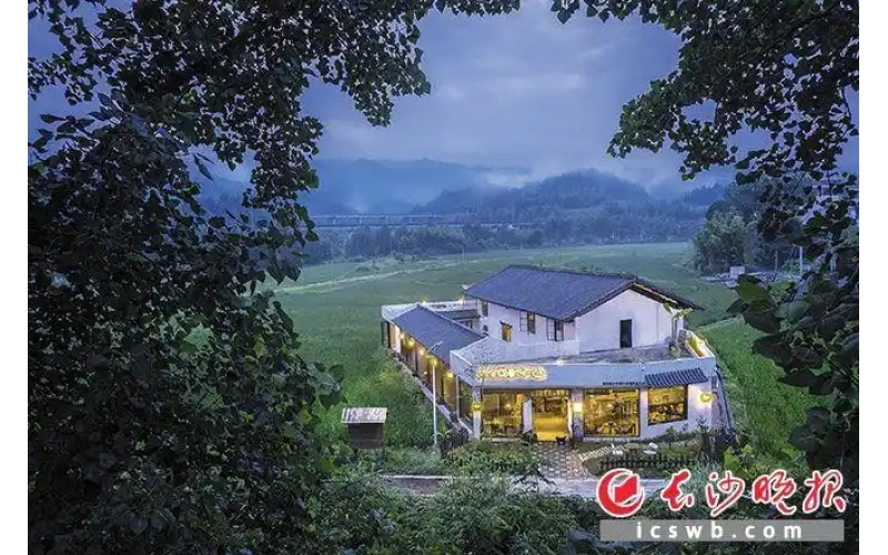 稻田里有座咖啡馆There is a coffee shop in the rice field